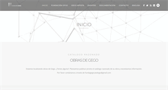 Desktop Screenshot of fundaciongego.com